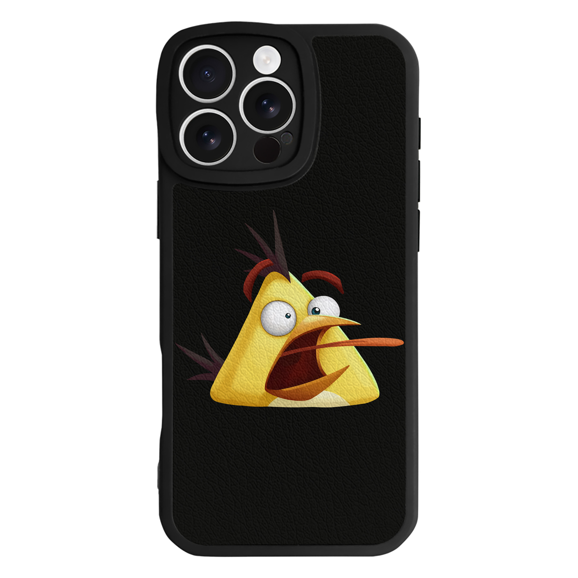（画像用） Angry Birds アングリーバード 【iPhone 16シリーズ対応】シリコンスマホケース（レザー調） 材質：シリコン